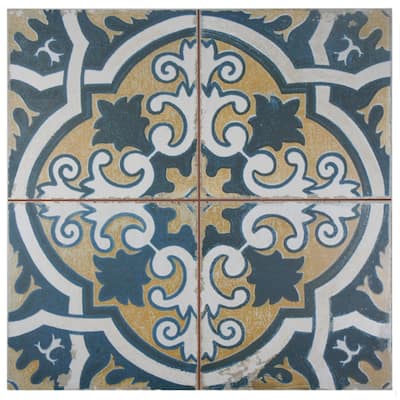 Merola Tile Kings Original Canarsie 17-5/8" x 17-5/8" Ceramic Floor and Wall Tile