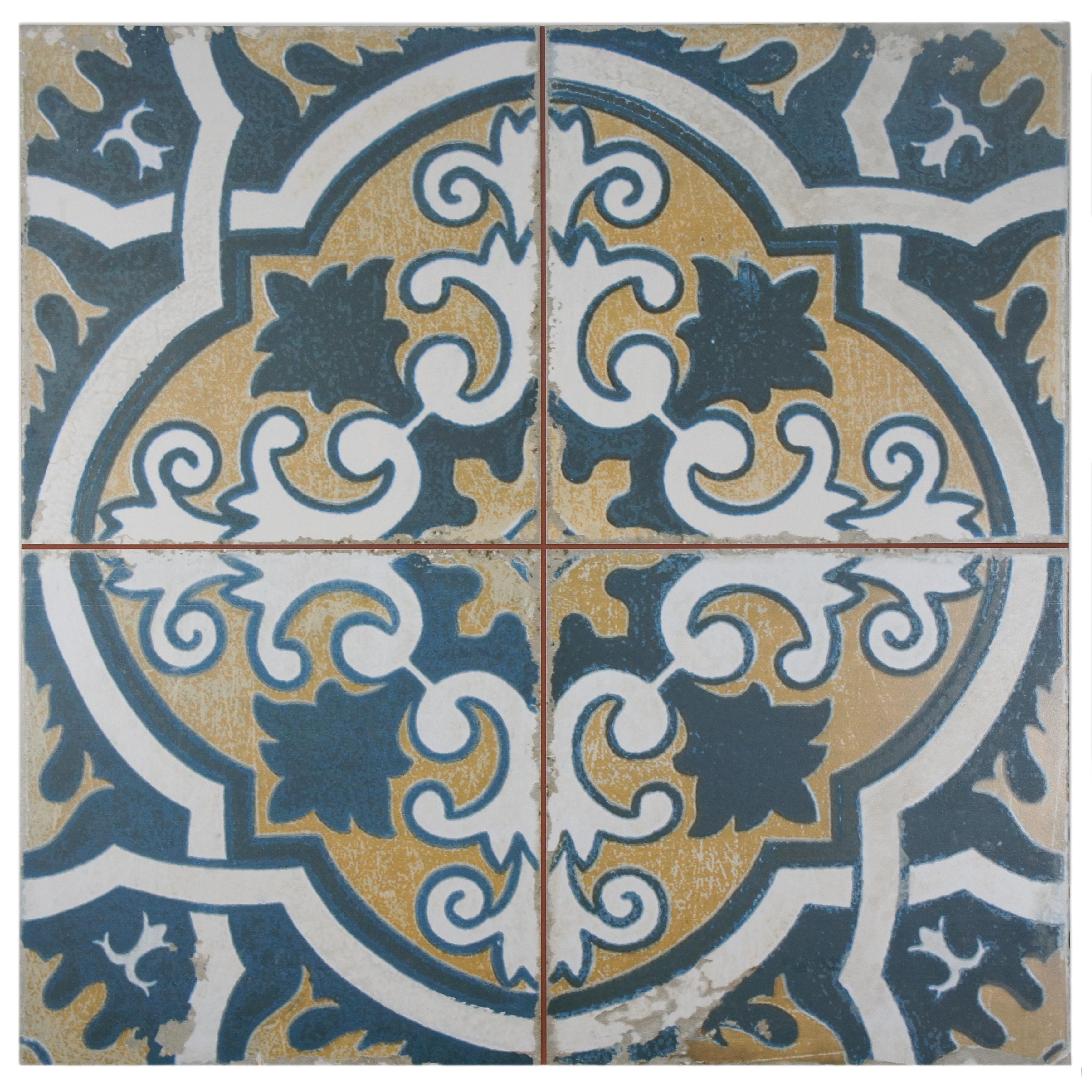 Merola Tile Kings Original Canarsie 17-5/8" x 17-5/8" Ceramic Floor and Wall Tile