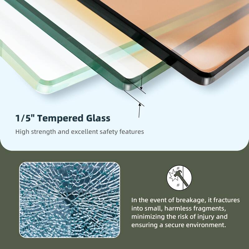 60"Wx72"H Single Sliding Shower Door,1/5" Thick Clear Tempered Glass