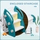 preview thumbnail 4 of 7, 8 in 1 Toddler Slide for Kids Age 1-3 Years, Indoor Kids Slide Playset - Yellow