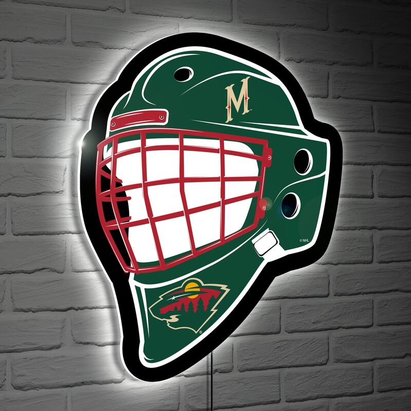 Minnesota Wild LED Lighted Sign - White