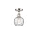 Option Polished Nickel / Clear Water Glass
