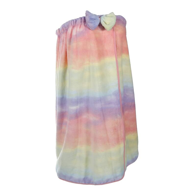 Bath Wrap Towel for Women Bowknot Shower Wrap Towel Multicolor 31.9" Length