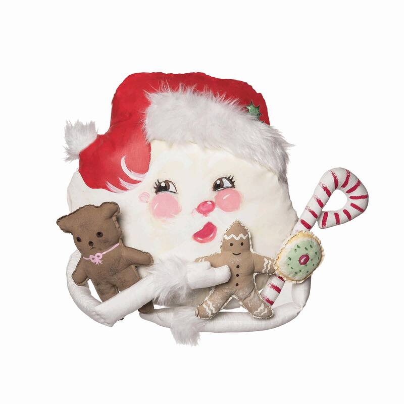 Santa Zombinaland Christmas XMAS Decorative Soft Figurine Pillow