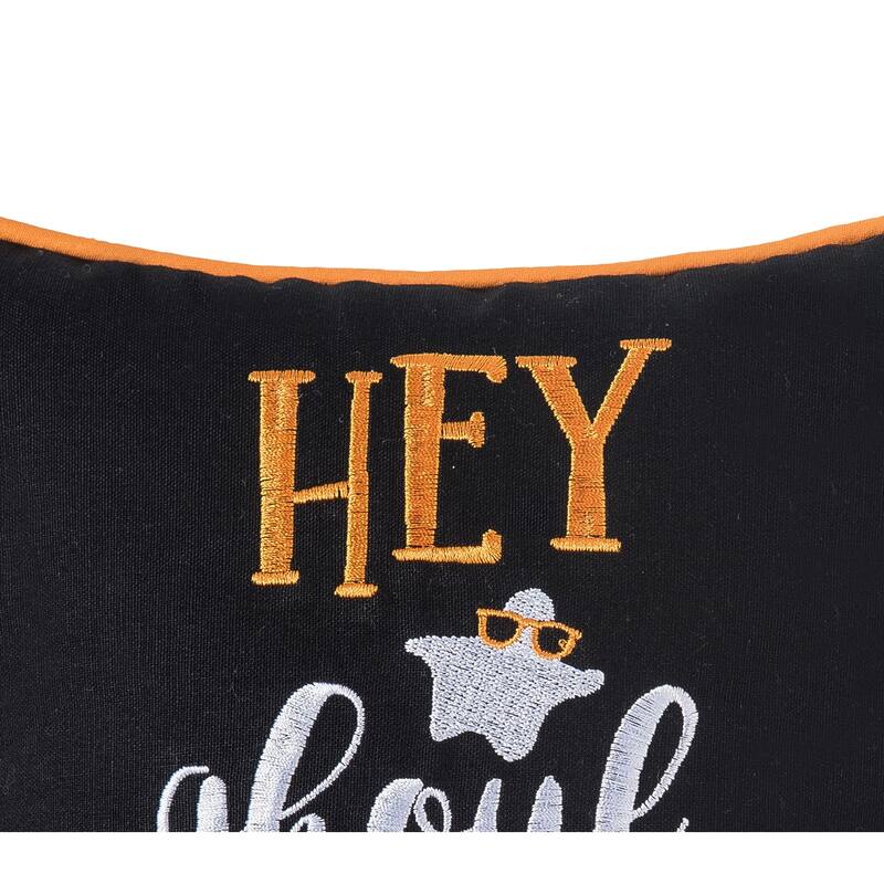 10" x 10" Hey Ghoul Hey Halloween Small/Petite Accent Pillow