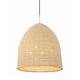 preview thumbnail 1 of 4, Crystorama Lighting Group JSP-10536 Jasper 6 Light 20" Wide Pendant Matte White