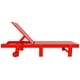 preview thumbnail 15 of 113, Shoreside Modern Poly Eco-Friendly All Weather Reclining Chaise Lounge With Wheels and Side Table (2-Piece Set)