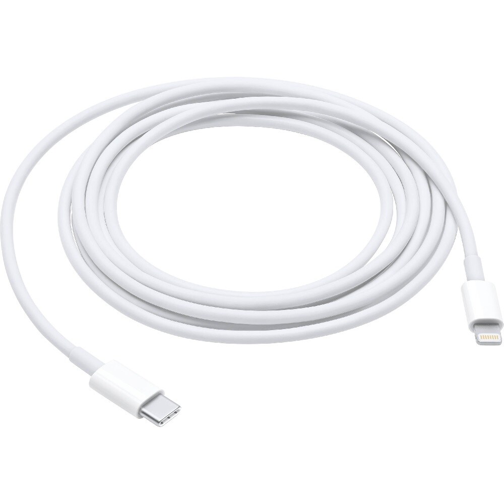 Shop Apple Lightning Male To Usb Type C Male Cable 2 M Bulk Packaging White Overstock 31734710