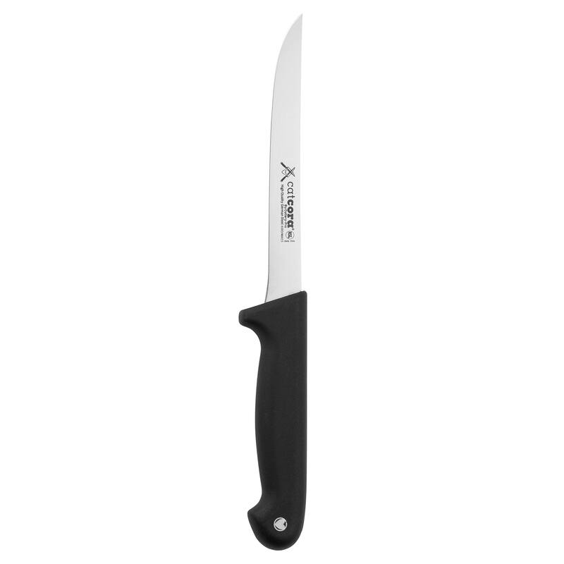 CatCora Boning Knife, Professional 6-Inch German Steel Blade, Ergonomic Soft-Grip Handle, NSF-Certified Kitchen Knife - Aluminum