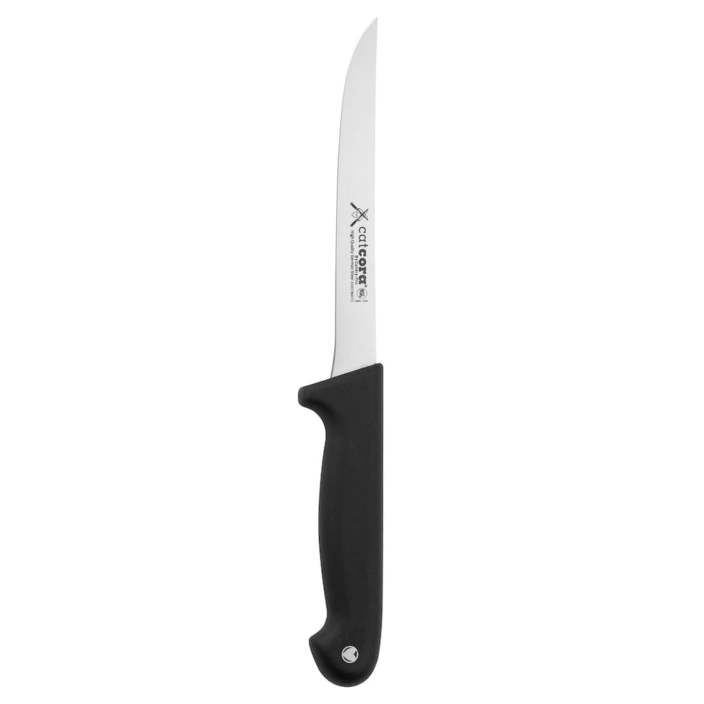 CatCora Boning Knife, Professional 6-Inch German Steel Blade, Ergonomic Soft-Grip Handle, NSF-Certified Kitchen Knife - Aluminum