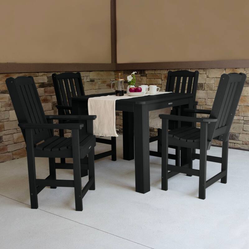 Lehigh 5-piece Outdoor Counter Height Dining Set - 42" x 42" Table