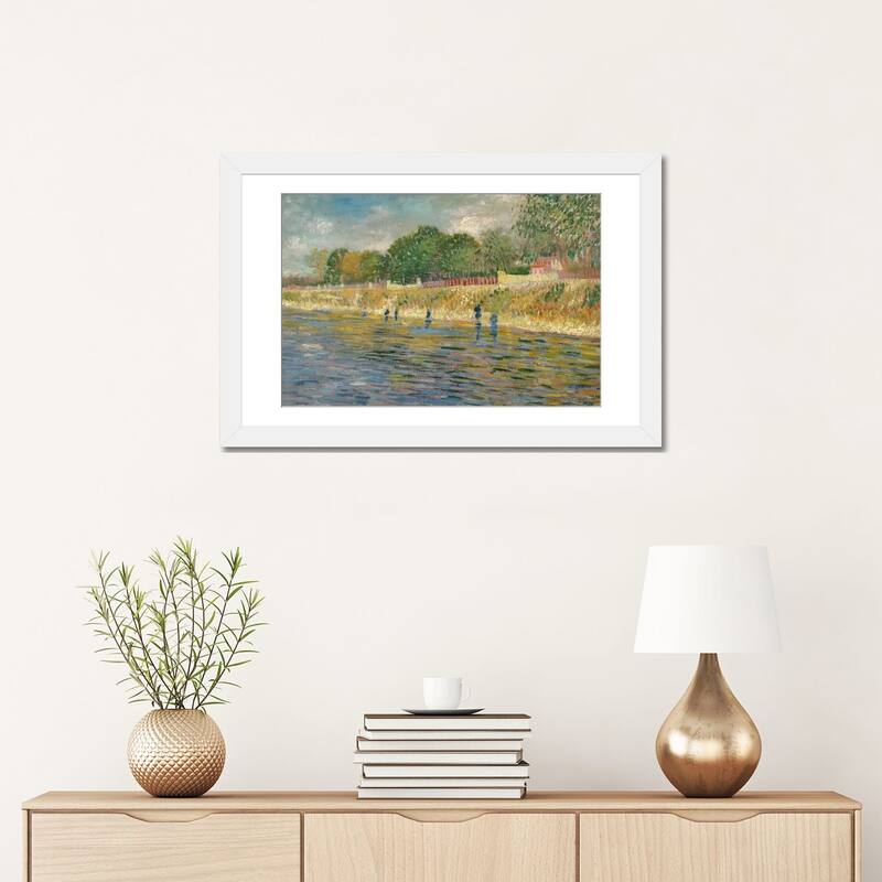 iCanvas "Bank Of The Seine, 1887" by Vincent van Gogh