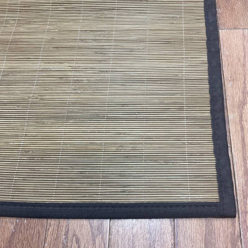 Handmade Thin Stripe Rayon from Bamboo Rug - 1'9" x 2'7"