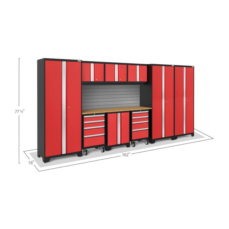 NewAge Products Bold Series 10-pc. Steel Garage Cabinet Set
