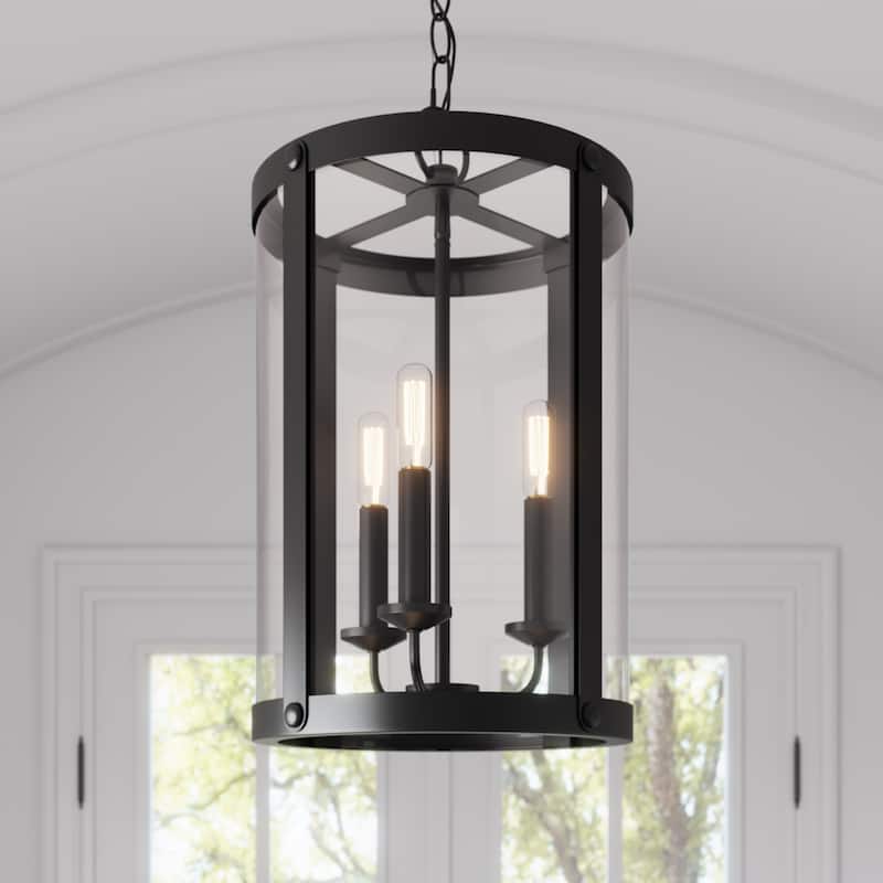 Millennium Lighting Aydenn 3 Light Pendant Fixture - 17 Inch - Matte Black