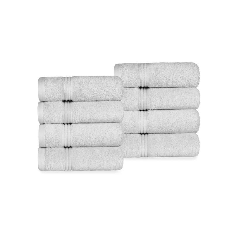 Blue Nile Mills Ibiza Egyptian Cotton Hand Towel, Set of 8