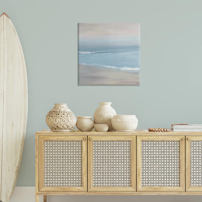 Stupell Coalescing Ocean & Shore Canvas Wall Art Design By Carol Robinson