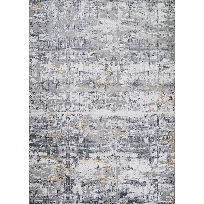Brocco Glide Gray/ Ivory Area Rug