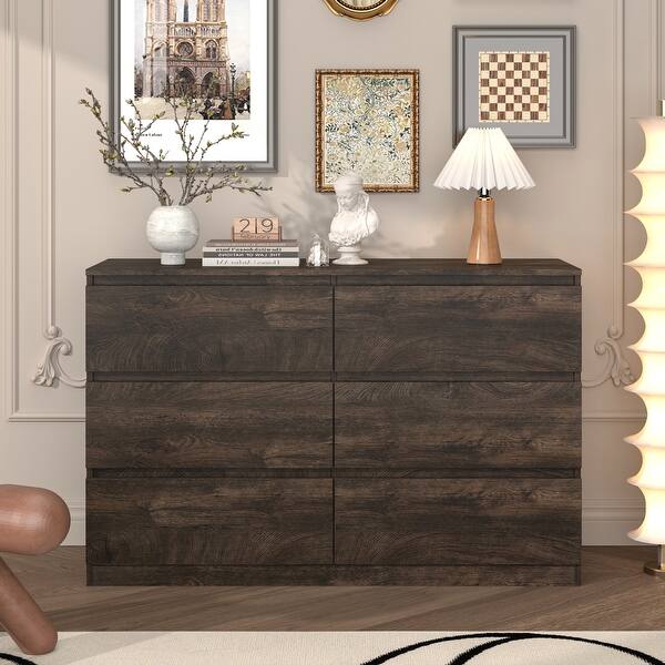 Drawer dresser cabinet,6 Drawers,Can be Used for Living Room, Bedroom - Bed  Bath & Beyond - 40521846