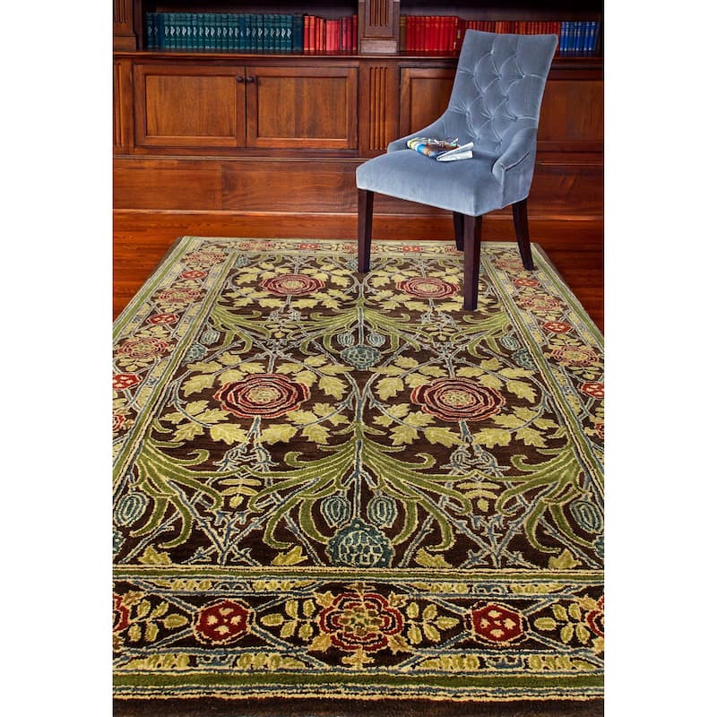 Bashian Hastings Transitional Floral Oriental Hand-tufted Area Rug