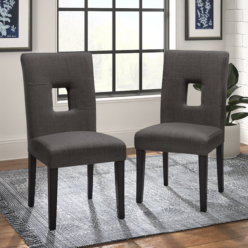 Brda Keyhole Back Dining Chairs (Set of 2) - Dining Chair