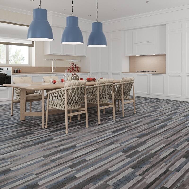 Lucida Peel and Stick Vinyl Floor Tiles Wood Look Planks