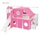 preview thumbnail 6 of 9, Full Size Loft Bed with Slide, Tent and Tower