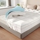 preview thumbnail 2 of 8, 4 Inch White Memory Foam Mattress Covers