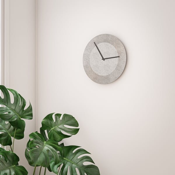 Phelt Contemporary Round Wall Clock 15 X 15 Overstock 32077162