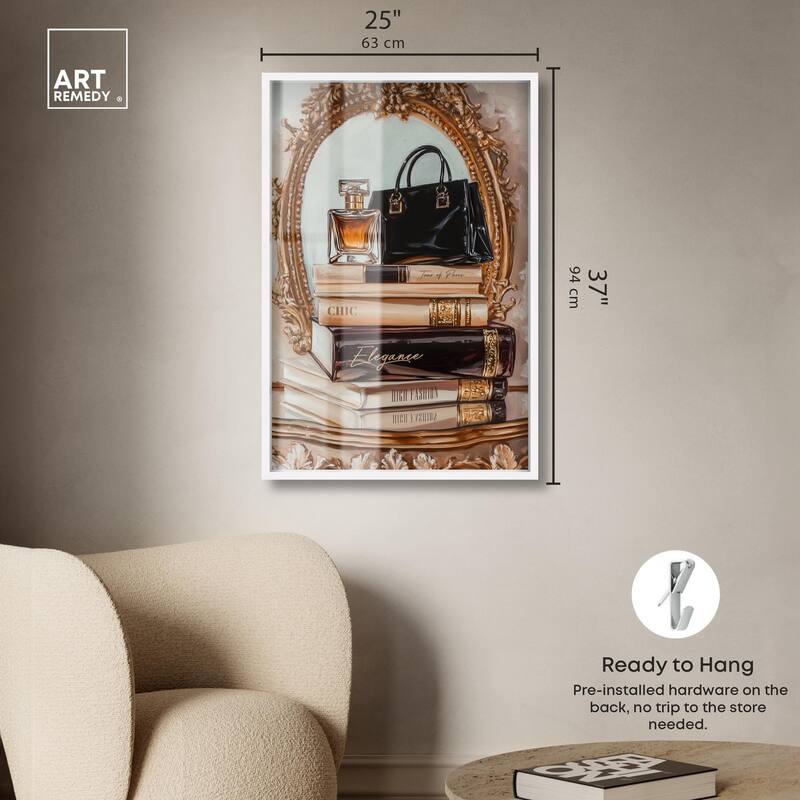 Elegant Glam by the Mirror Shadowbox by Art Remedy