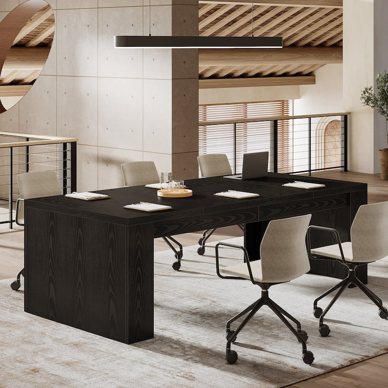 71" Conference Table, Executive Meeting Table, Office Business Desk Accent Meeting Table