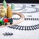 preview thumbnail 2 of 5, Mod-Tod Train Town Kids Area Rug