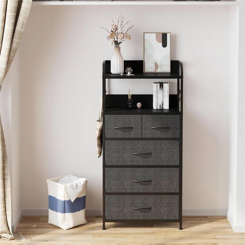 Dresser for Bedroom with 5 Drawers