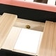 preview thumbnail 17 of 46, Upholstered platform bed with headboard with shelves and drawers