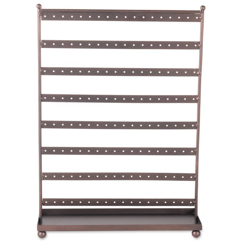 DII Earring Stand With Tray Bronze
