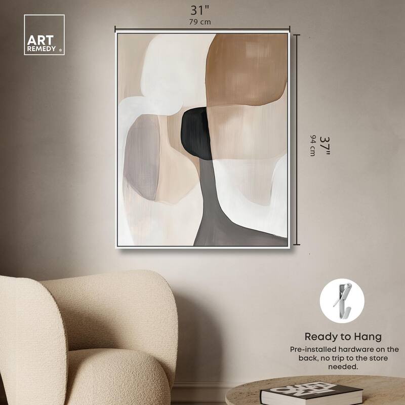 Curvilinear Composition II Canvas by Art Remedy