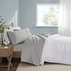 preview thumbnail 4 of 85, Madison Park 600 Thread Count Pima Cotton Sheet Set Cal King - Light Grey