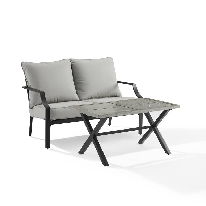 Crosley Otto 2Pc Outdoor Metal Conversation Set