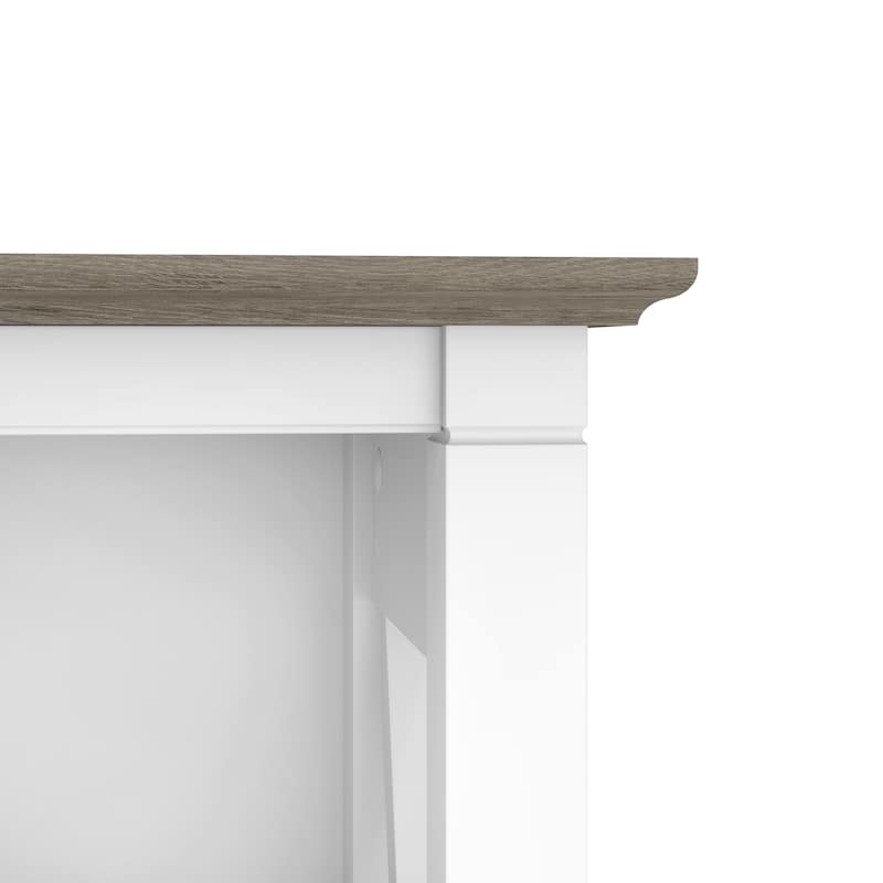 Bush Furniture Key West Tall 5 Shelf Bookcase with Adjustable Shelves