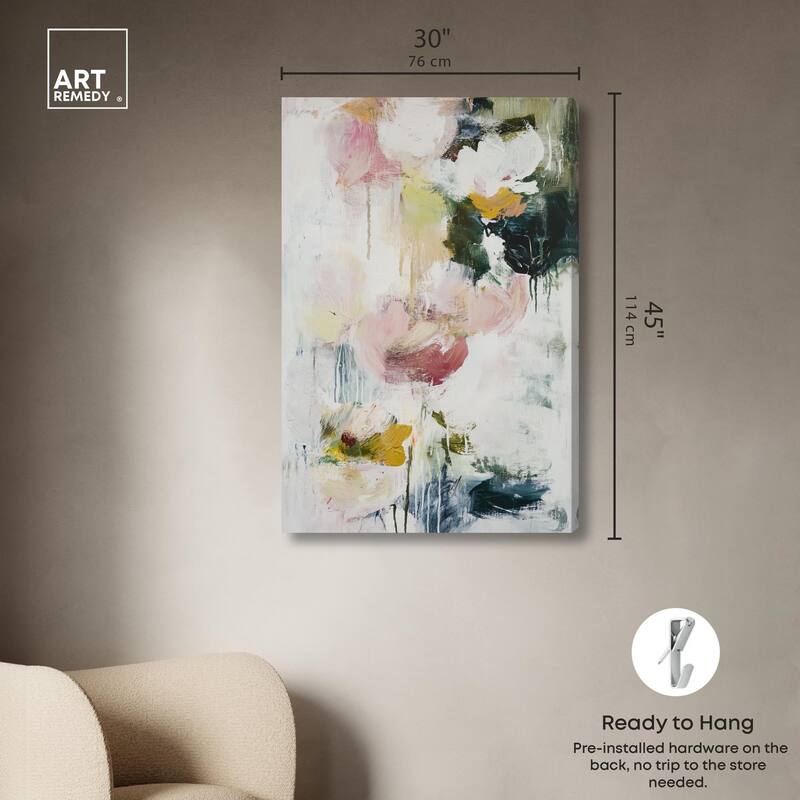 Dripping Colors IV Canvas by Art Remedy, Gallery Wrapped