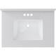 CRAFT + MAIN QZ31224R 31" Quartz Vanity Top with Backsplash and