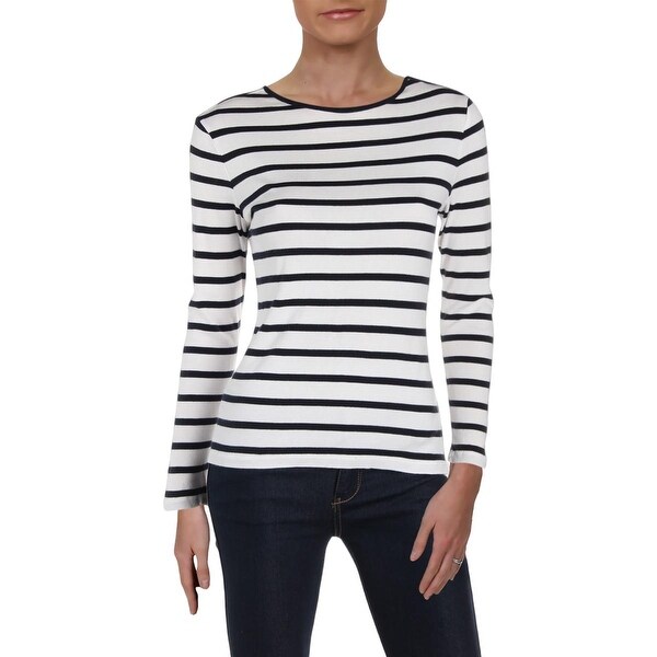 ralph lauren striped long sleeve t shirt
