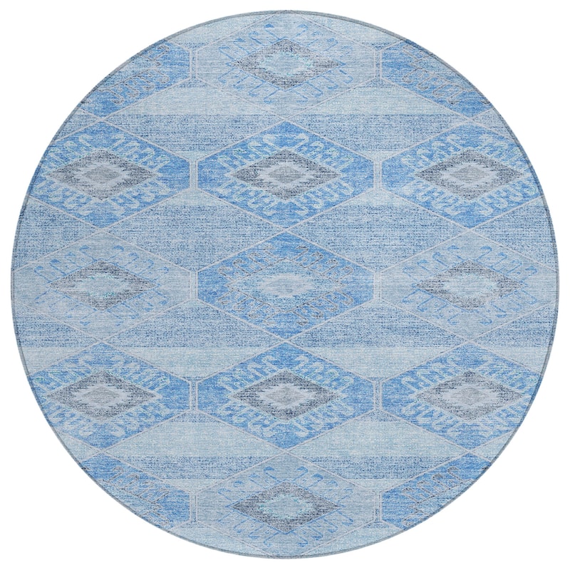 HomeRoots Aztec Transitional Rectangle Outdoor Rug