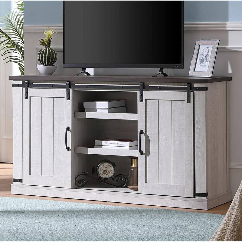 Bli 54-inch Sliding Barn Door TV Stand - 60 Inch