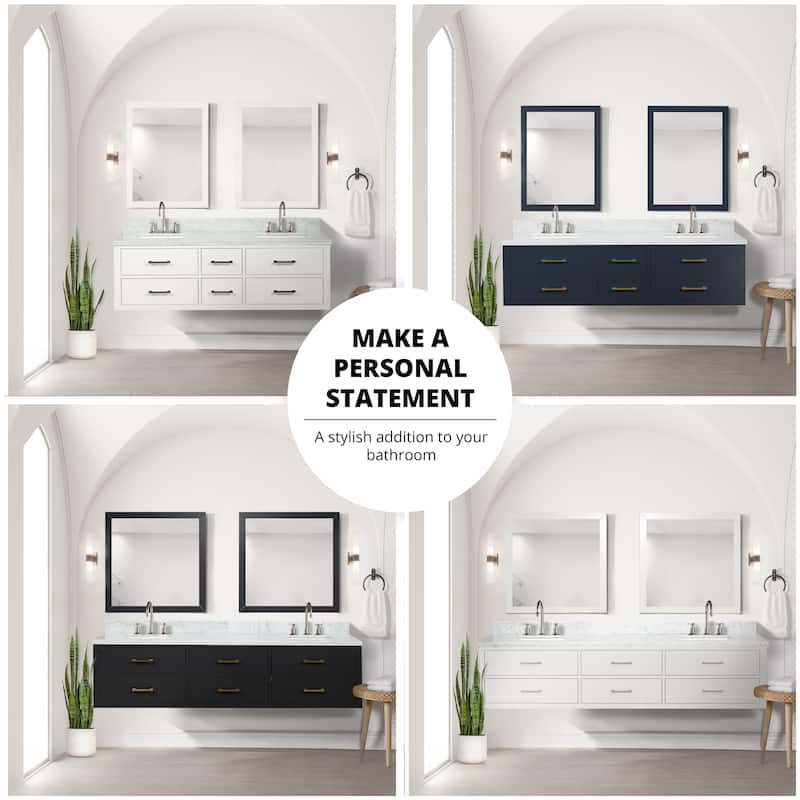 Castor Bath Vanity with Cultured Marble Top, Sink and Faucet