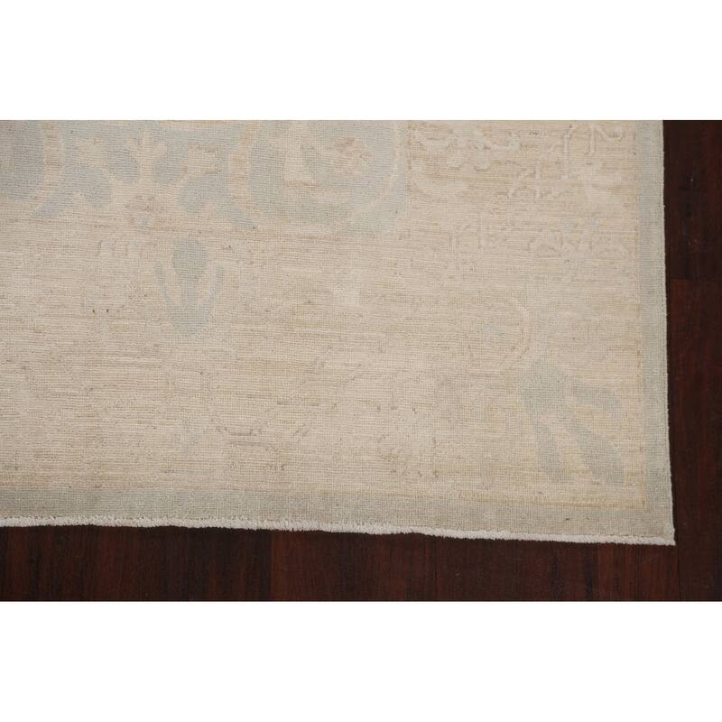 Vegetable Dye Muted Khotan Turkish Oriental Wool Area Rug Hand-knotted - 7'10" x 10'3"