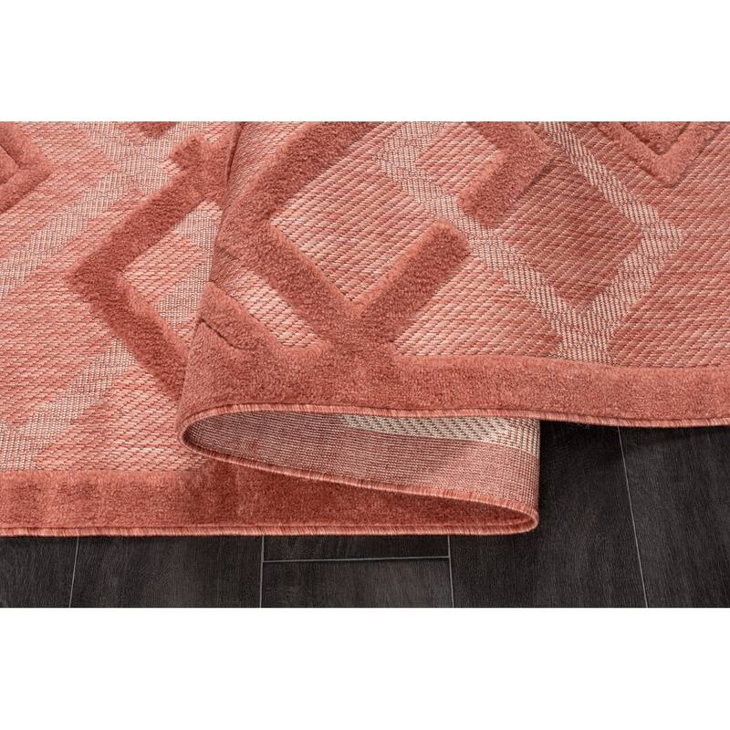 LaDole Rugs Geometric Modern Contemporary Runner Rug