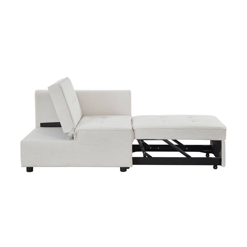 4 in 1 Convertible Recliner Couch Sleeper Sofa