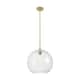 Option Brushed Brass / Clear Shade