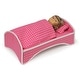 preview thumbnail 7 of 15, Badger Basket Trolley Doll Carrier with Rocking Bed and Bedding - Pink/Star
